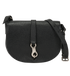Madras Logo Flap Bag, &pound;650, Handbags, Black, Leather, Front view
